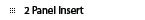 CD 2 Panel Insert